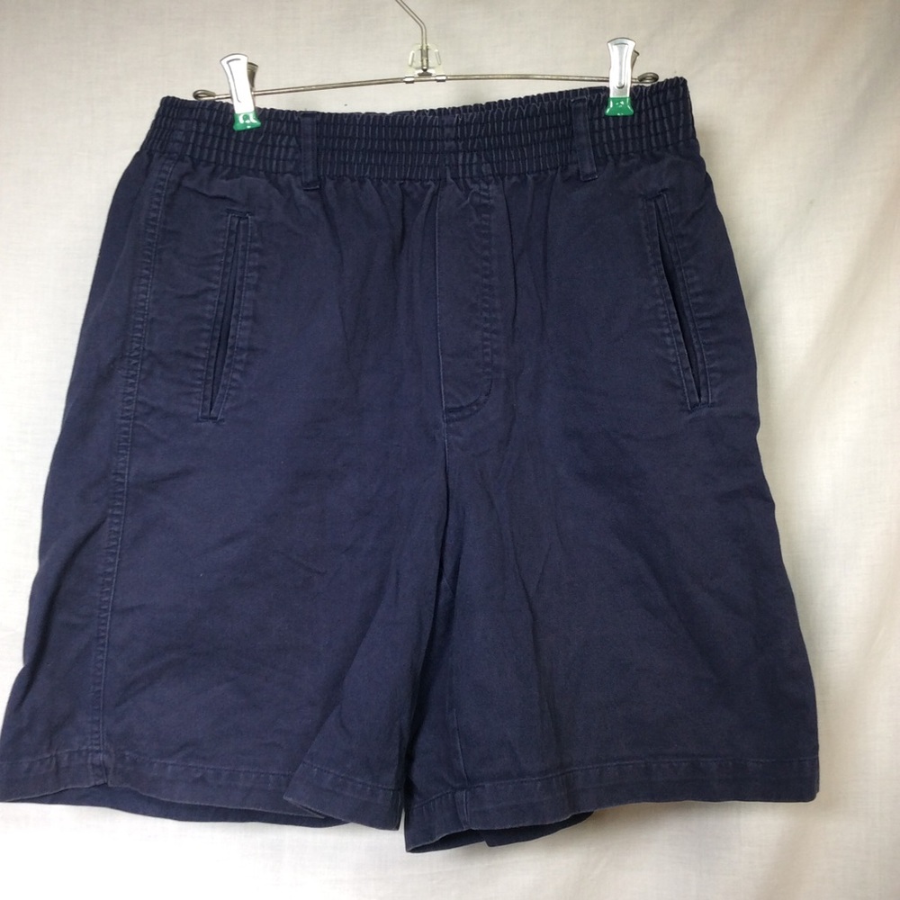 Chaus Sport Men’s Blue Elastic Waist Casual Shorts, Sz L